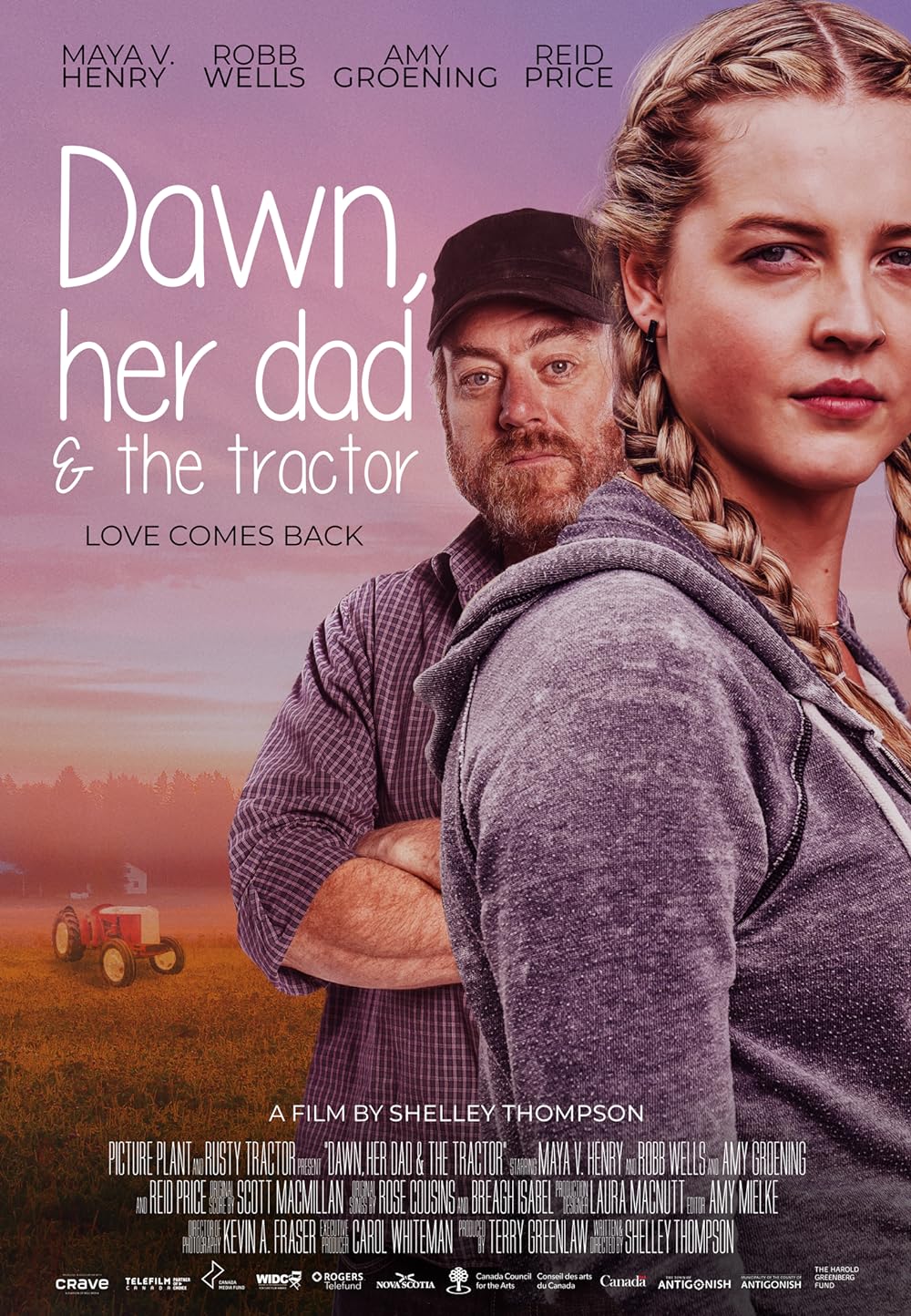 Dawn, Her Dad & the Tractor 
