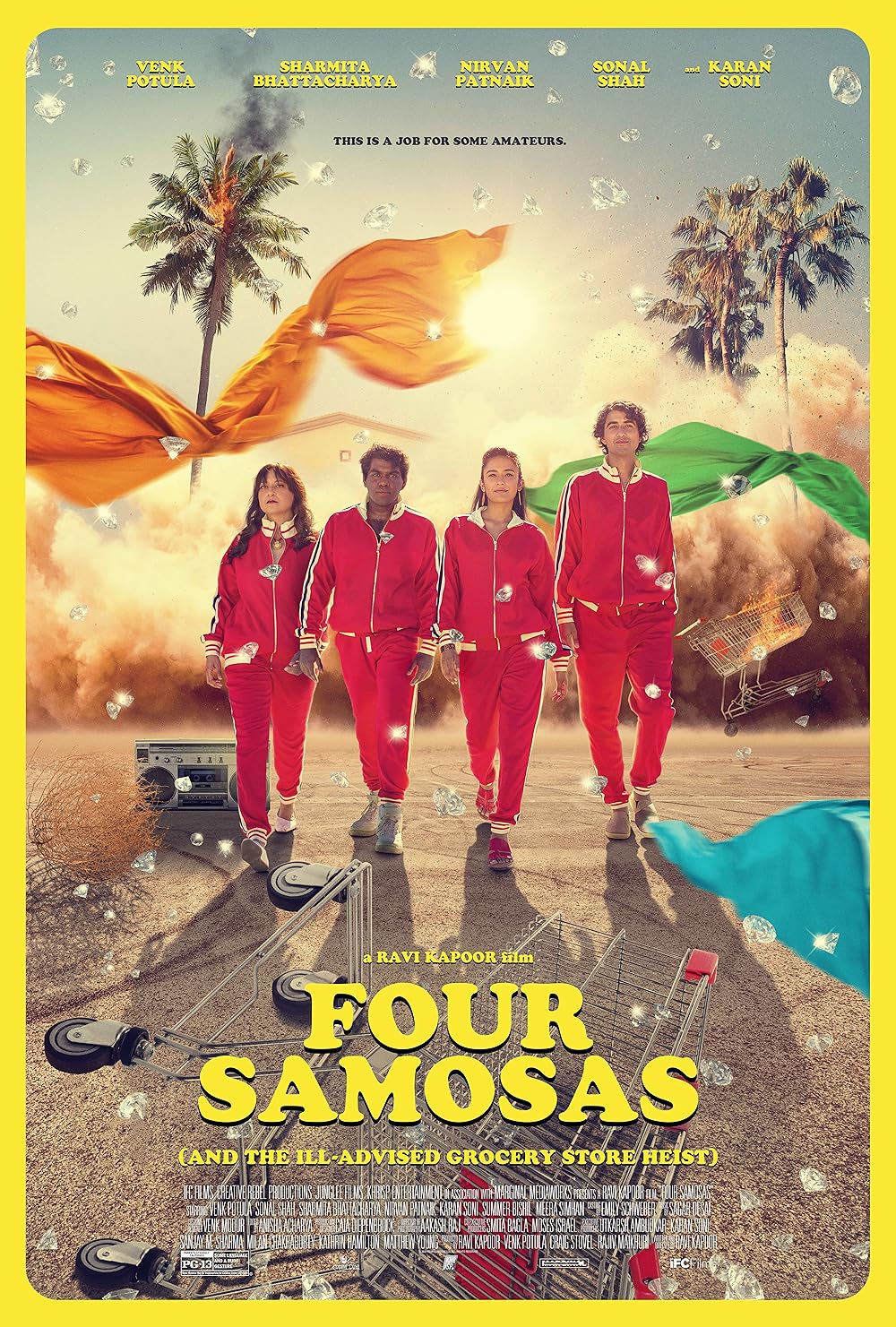 Four Samosas 
