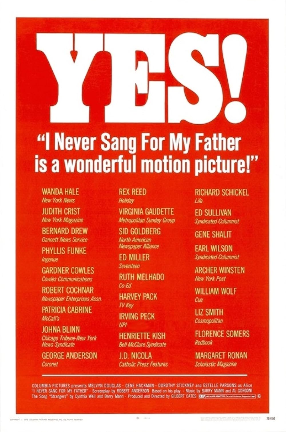 I Never Sang for My Father 
