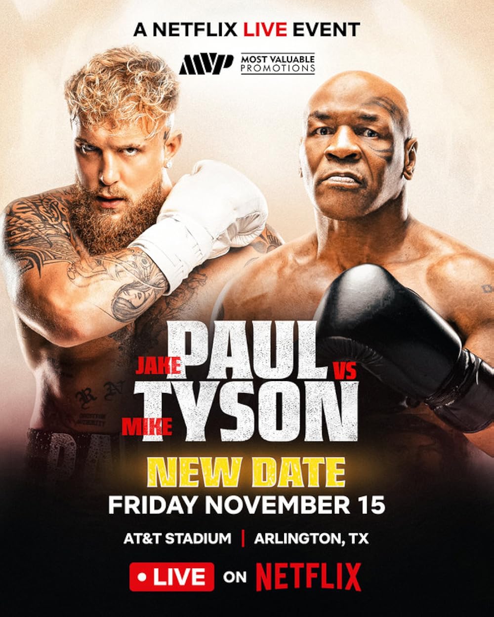 Jake Paul vs. Mike Tyson 