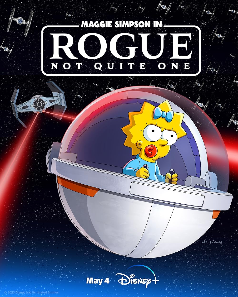 Maggie Simpson in Rogue Not Quite One 
