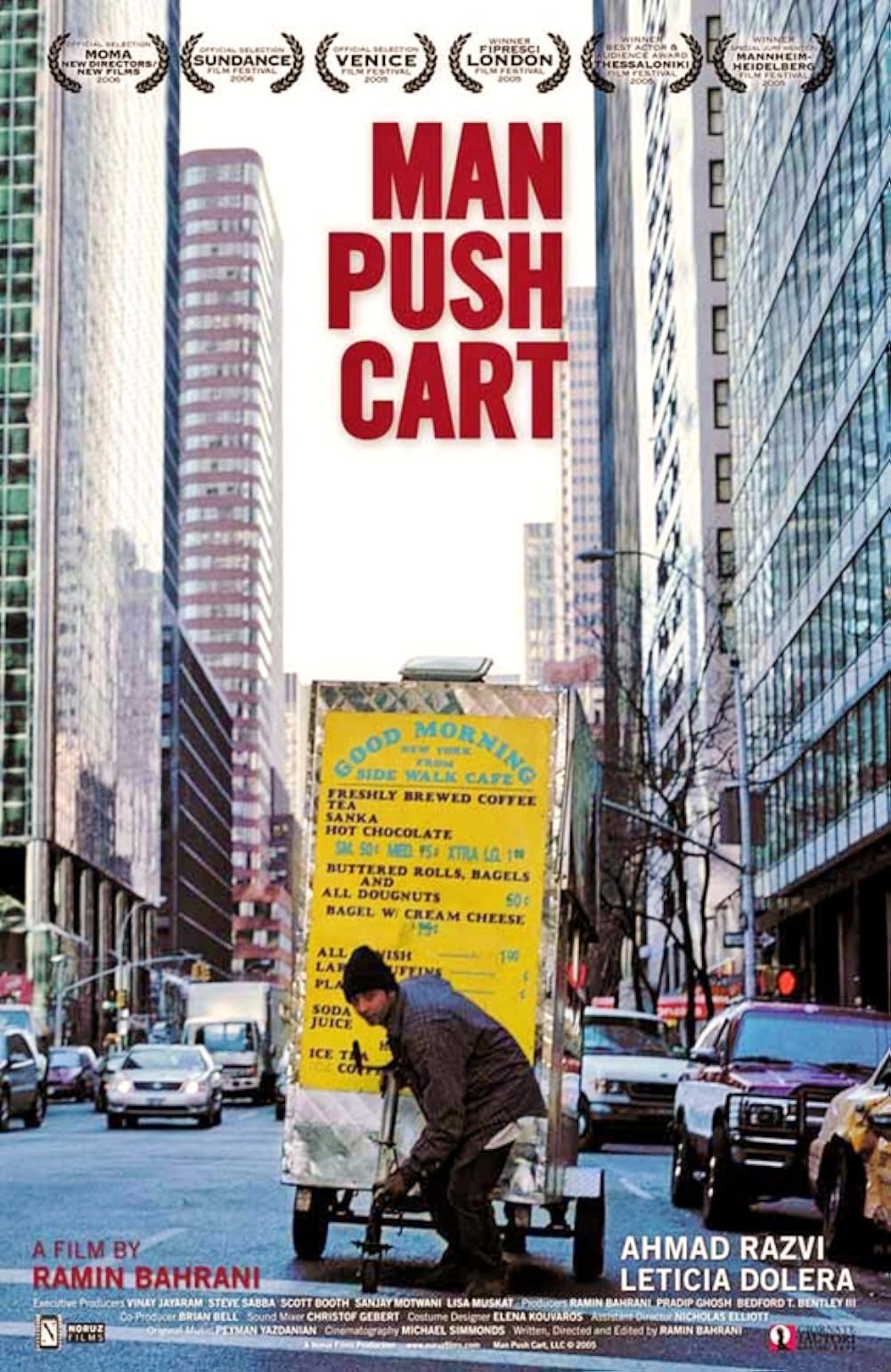 Man Push Cart 