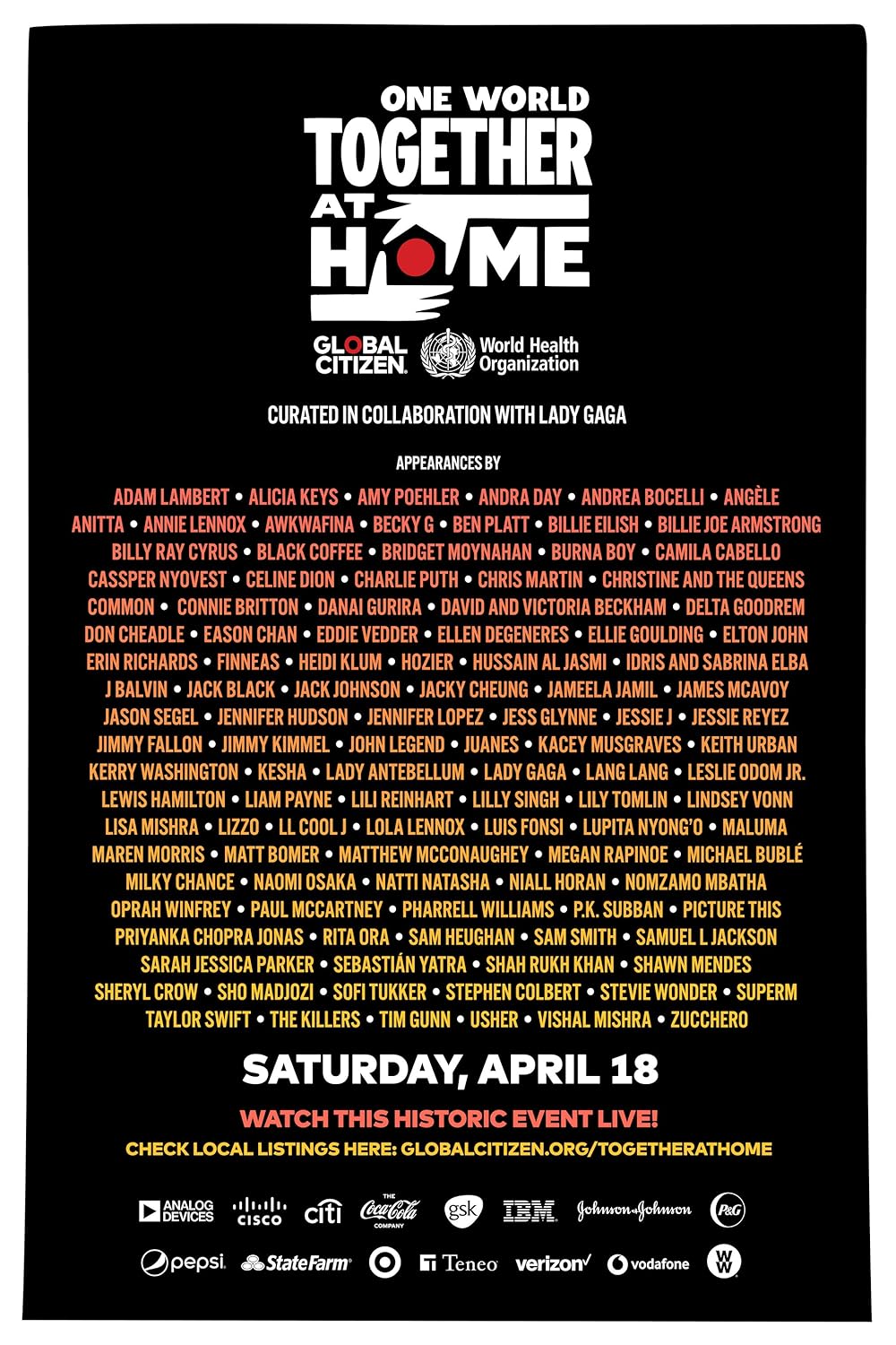 One World: Together at Home 