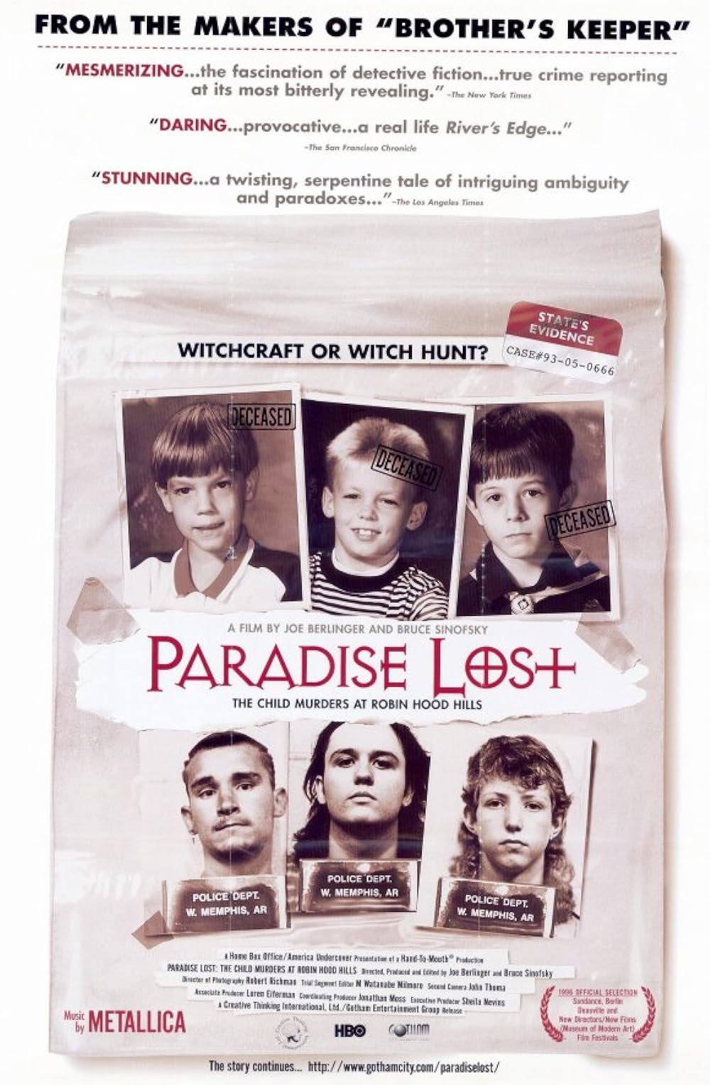 Paradise Lost: The Child Murders at Robin Hood Hills 