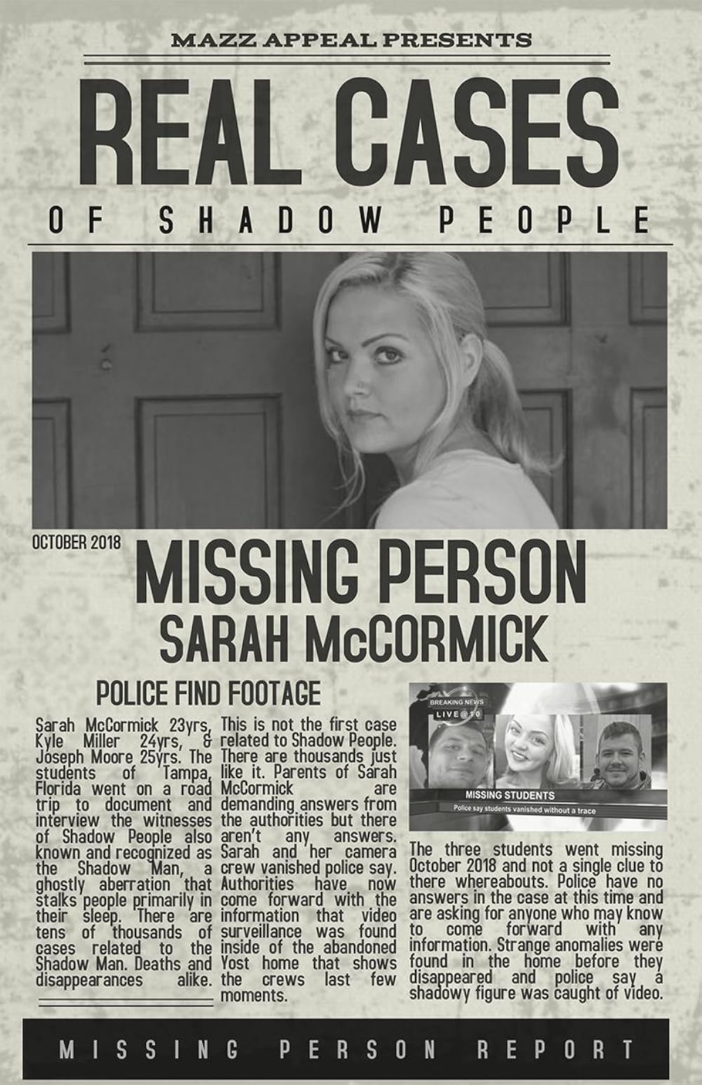 Real Cases of Shadow People: The Sarah McCormick Story 