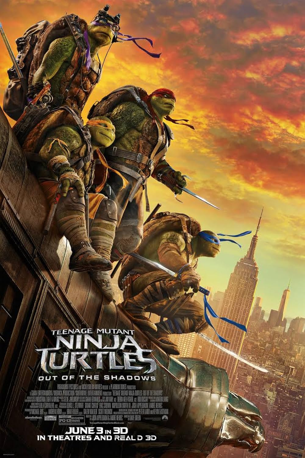 Teenage Mutant Ninja Turtles: Out of the Shadows 