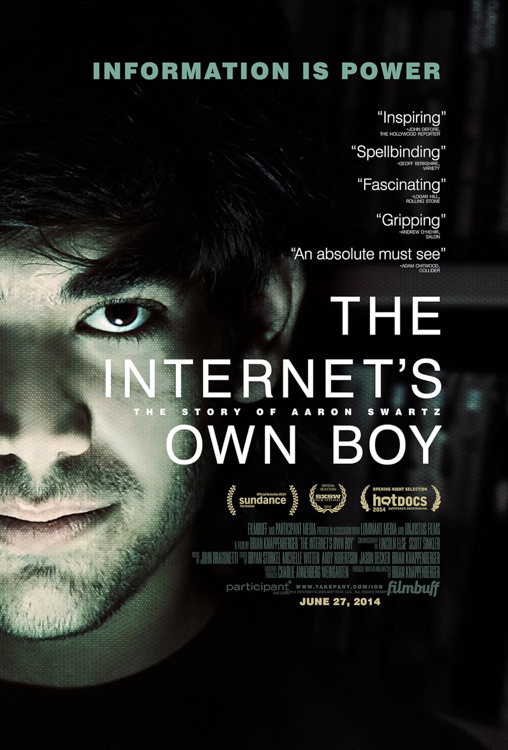 The Internet's Own Boy: The Story of Aaron Swartz 